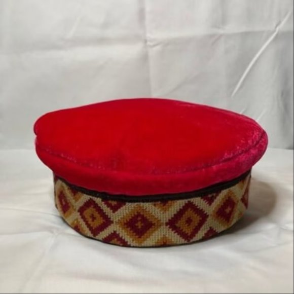 Velvet Cap Hat Hunza Headwear Women Handmade Winter Hat - Warm Chunky Traditiona